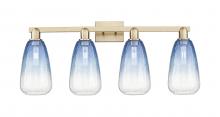 Innovations Lighting 716-4W-CB-G480-6SB - Brookhaven Almond - 4 Light - 36 inch - Champagne Bronze - Bath Vanity Light