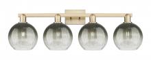 Innovations Lighting 716-4W-CB-G483-8SL - Brookhaven Globe - 4 Light - 36 inch - Champagne Bronze - Bath Vanity Light