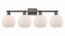 Innovations Lighting 716-4W-OB-G121-8 - Athens - 4 Light - 35 inch - Oil Rubbed Bronze - Bath Vanity Light