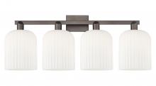 Innovations Lighting 716-4W-OB-G559-8GWH - Bridal Veil - 4 Light - 35 inch - Oil Rubbed Bronze - Bath Vanity Light