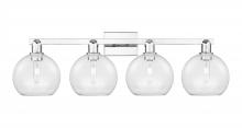 Innovations Lighting 716-4W-PC-G122-8 - Athens - 4 Light - 35 inch - Polished Chrome - Bath Vanity Light