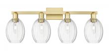 Innovations Lighting 716-4W-SG-G459-6CL - Preston Bulb - 4 Light - 36 inch - Satin Gold - Bath Vanity Light