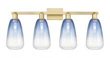 Innovations Lighting 716-4W-SG-G480-6SB - Brookhaven Almond - 4 Light - 36 inch - Satin Gold - Bath Vanity Light