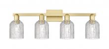 Innovations Lighting 716-4W-SG-G559-5CL - Bridal Veil - 4 Light - 36 inch - Satin Gold - Bath Vanity Light