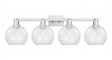 Innovations Lighting 716-4W-SN-G122-8 - Athens - 4 Light - 35 inch - Brushed Satin Nickel - Bath Vanity Light