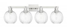 Innovations Lighting 716-4W-SN-G458-7CL - Preston Globe - 4 Light - 36 inch - Brushed Satin Nickel - Bath Vanity Light