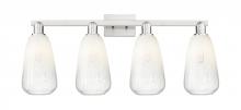Innovations Lighting 716-4W-SN-G480-6OP - Brookhaven Almond - 4 Light - 36 inch - Brushed Satin Nickel - Bath Vanity Light
