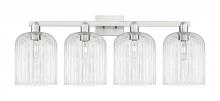 Innovations Lighting 716-4W-SN-G559-8CL - Bridal Veil - 4 Light - 35 inch - Brushed Satin Nickel - Bath Vanity Light