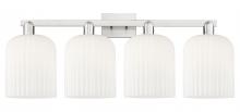 Innovations Lighting 716-4W-SN-G559-8GWH - Bridal Veil - 4 Light - 35 inch - Brushed Satin Nickel - Bath Vanity Light