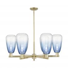 Innovations Lighting 716-6CR-AB-G480-6SB - Brookhaven Almond - 6 Light - 24 inch - Antique Brass - Chandelier
