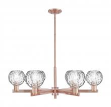 Innovations Lighting 716-6CR-AC-G1215-6 - Athens Water Glass - 6 Light - 36 inch - Antique Copper - Stem hung - Chandelier