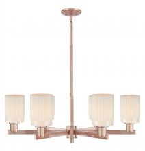 Innovations Lighting 716-6CR-AC-G341 - Hadley - 6 Light - 34 inch - Antique Copper - Stem hung - Chandelier