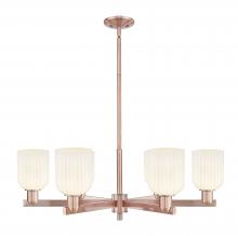 Innovations Lighting 716-6CR-AC-G559-5GWH - Bridal Veil - 6 Light - 24 inch - Antique Copper - Chandelier