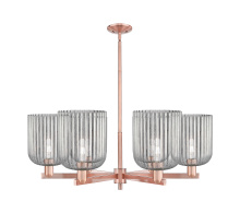 Innovations Lighting 716-6CR-AC-G559-8SDY - Bridal Veil - 6 Light - 38 inch - Antique Copper - Chandelier