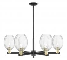Innovations Lighting 716-6CR-BAB-G459-6CL - Preston Bulb - 6 Light - 24 inch - Black Antique Brass - Chandelier