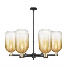 Innovations Lighting 716-6CR-BAB-G482-7AM - Brookhaven Cloche - 6 Light - 24 inch - Black Antique Brass - Chandelier