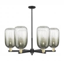 Innovations Lighting 716-6CR-BAB-G482-7SL - Brookhaven Cloche - 6 Light - 24 inch - Black Antique Brass - Chandelier