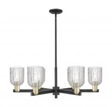 Innovations Lighting 716-6CR-BAB-G559-5CL - Bridal Veil - 6 Light - 24 inch - Black Antique Brass - Chandelier