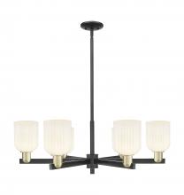 Innovations Lighting 716-6CR-BAB-G559-5GWH - Bridal Veil - 6 Light - 24 inch - Black Antique Brass - Chandelier