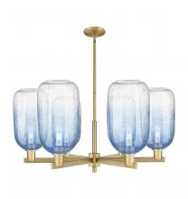 Innovations Lighting 716-6CR-BB-G482-7SB - Brookhaven Cloche - 6 Light - 24 inch - Brushed Brass - Chandelier