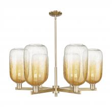 Innovations Lighting 716-6CR-CB-G482-7AM - Brookhaven Cloche - 6 Light - 24 inch - Champagne Bronze - Chandelier