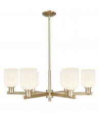 Innovations Lighting 716-6CR-CB-G559-5GWH - Bridal Veil - 6 Light - 24 inch - Champagne Bronze - Chandelier