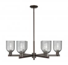 Innovations Lighting 716-6CR-OB-G257 - Caledonia - 6 Light - 35 inch - Oil Rubbed Bronze - Stem hung - Chandelier