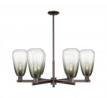 Innovations Lighting 716-6CR-OB-G480-6SL - Brookhaven Almond - 6 Light - 24 inch - Oil Rubbed Bronze - Chandelier