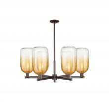 Innovations Lighting 716-6CR-OB-G482-7AM - Brookhaven Cloche - 6 Light - 24 inch - Oil Rubbed Bronze - Chandelier