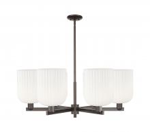 Innovations Lighting 716-6CR-OB-G559-8GWH - Bridal Veil - 6 Light - 38 inch - Oil Rubbed Bronze - Chandelier