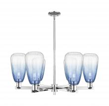 Innovations Lighting 716-6CR-PC-G480-6SB - Brookhaven Almond - 6 Light - 24 inch - Polished Chrome - Chandelier