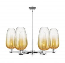 Innovations Lighting 716-6CR-PC-G484-7AM - Brookhaven Flute - 6 Light - 24 inch - Polished Chrome - Chandelier