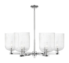Innovations Lighting 716-6CR-PC-G559-8SDY - Bridal Veil - 6 Light - 38 inch - Polished Chrome - Chandelier