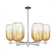 Innovations Lighting 716-6CR-PN-G482-7AM - Brookhaven Cloche - 6 Light - 24 inch - Polished Nickel - Chandelier