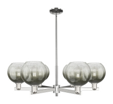 Innovations Lighting 716-6CR-PN-G483-8SL - Brookhaven Globe - 6 Light - 24 inch - Polished Nickel - Chandelier