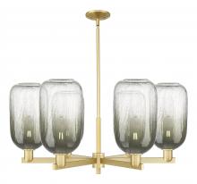 Innovations Lighting 716-6CR-SG-G482-7SL - Brookhaven Cloche - 6 Light - 24 inch - Satin Gold - Chandelier
