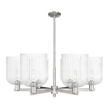 Innovations Lighting 716-6CR-SN-G559-8SDY - Bridal Veil - 6 Light - 38 inch - Satin Nickel - Chandelier