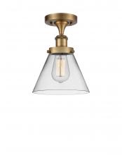 Innovations Lighting 916-1C-BB-G42 - Cone - 1 Light - 8 inch - Brushed Brass - Semi-Flush Mount
