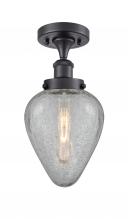 Innovations Lighting 916-1C-BK-G165 - Geneseo - 1 Light - 6 inch - Matte Black - Semi-Flush Mount