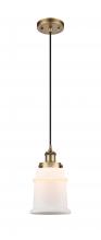 Innovations Lighting 916-1P-BB-G181 - Canton - 1 Light - 6 inch - Brushed Brass - Cord hung - Mini Pendant