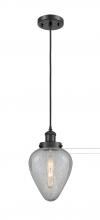 Innovations Lighting 916-1P-BK-G165 - Geneseo - 1 Light - 6 inch - Matte Black - Cord hung - Mini Pendant