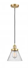 Innovations Lighting 916-1P-SG-G44 - Cone - 1 Light - 8 inch - Satin Gold - Cord hung - Mini Pendant