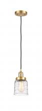 Innovations Lighting 916-1P-SG-G513 - Bell - 1 Light - 5 inch - Satin Gold - Cord hung - Mini Pendant