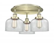 Innovations Lighting 916-3C-AB-G72 - Cone - 3 Light - 20 inch - Antique Brass - Semi-Flush Mount