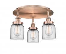 Innovations Lighting 916-3C-AC-G52 - Edison - 3 Light - 17 inch - Antique Copper - Semi-Flush Mount