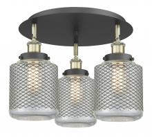Innovations Lighting 916-3C-BAB-G262 - Edison - 3 Light - 18 inch - Black Antique Brass - Semi-Flush Mount