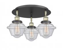 Innovations Lighting 916-3C-BAB-G534 - Oxford - 3 Light - 19 inch - Black Antique Brass - Semi-Flush Mount