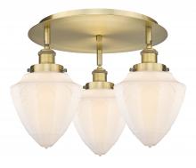 Innovations Lighting 916-3C-BB-G661-7 - Bullet - 3 Light - 18 inch - Brushed Brass - Semi-Flush Mount