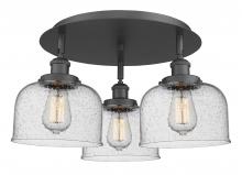 Innovations Lighting 916-3C-BK-G74 - Cone - 3 Light - 20 inch - Matte Black - Semi-Flush Mount