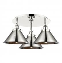 Innovations Lighting 916-3C-PN-M10-PN - Ballston Urban - 3 Light - 20 inch - Polished Nickel - Flush Mount